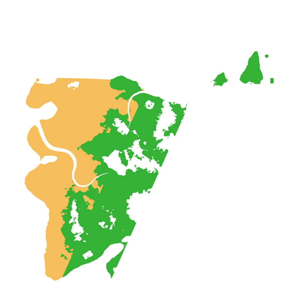 Biome Rust Map: Procedural Map, Size: 3500, Seed: 234122346