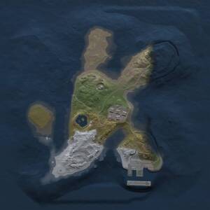 Thumbnail Rust Map: Procedural Map, Size: 1800, Seed: 100972399, 3 Monuments