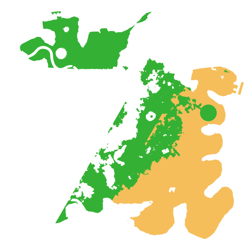 Biome Rust Map: Procedural Map, Size: 4000, Seed: 298376