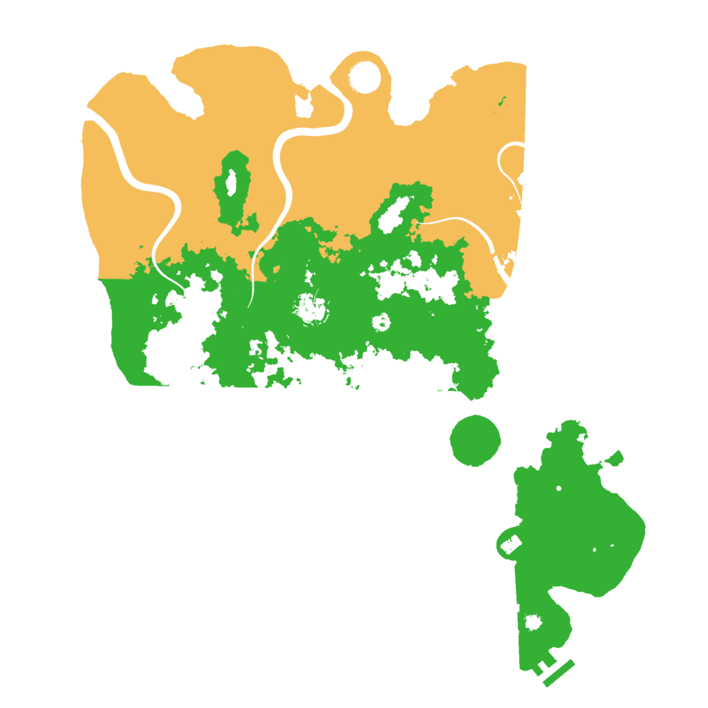Biome Rust Map: Procedural Map, Size: 3900, Seed: 1696815494