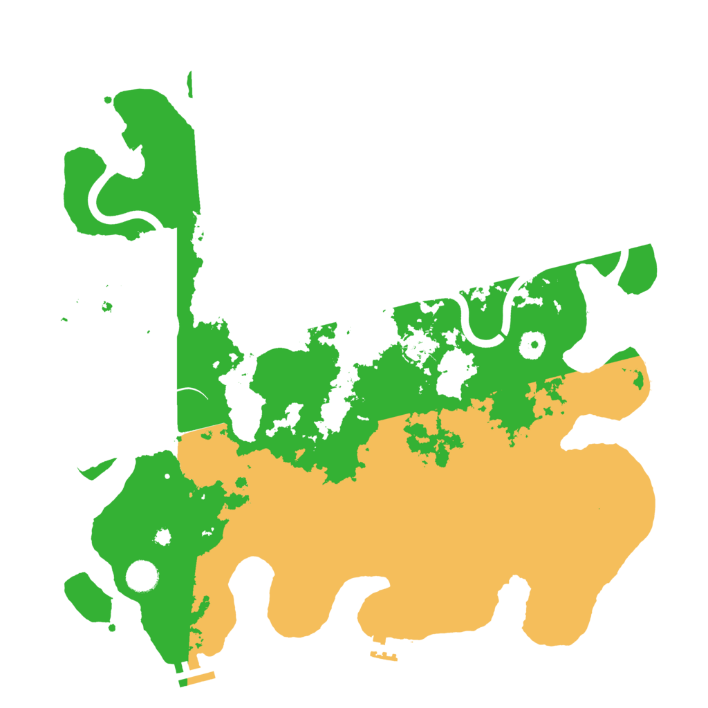 Biome Rust Map: Procedural Map, Size: 3901, Seed: 1