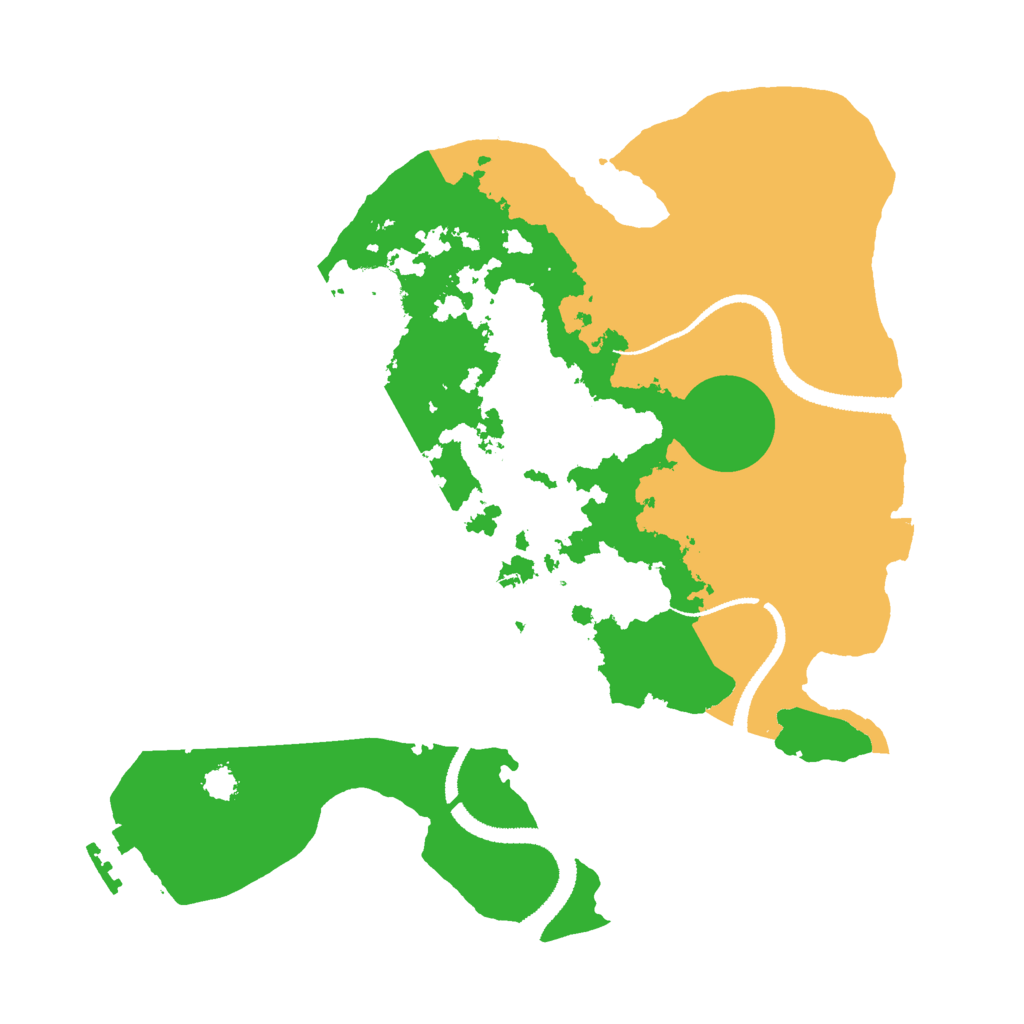Biome Rust Map: Procedural Map, Size: 2800, Seed: 649861369