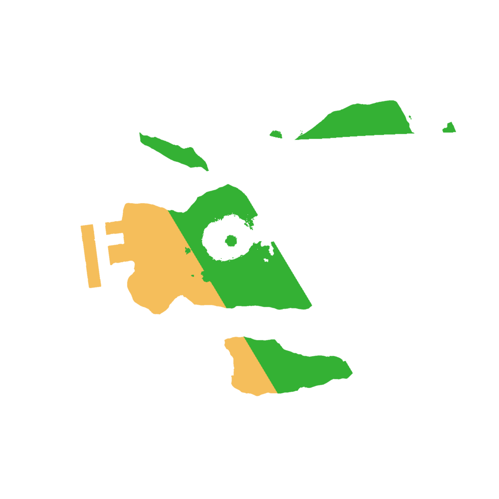 Biome Rust Map: Procedural Map, Size: 1600, Seed: 44477