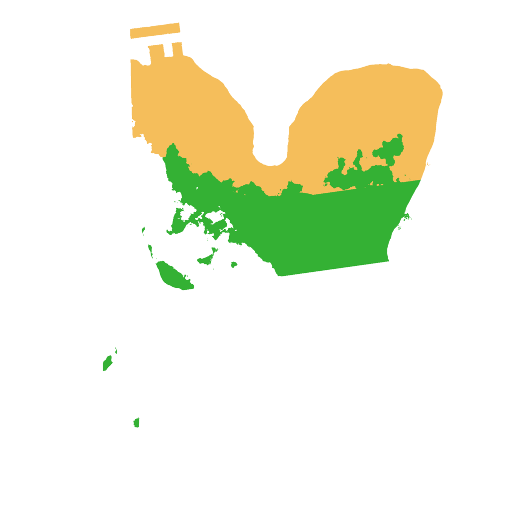 Biome Rust Map: Procedural Map, Size: 2053, Seed: 50000