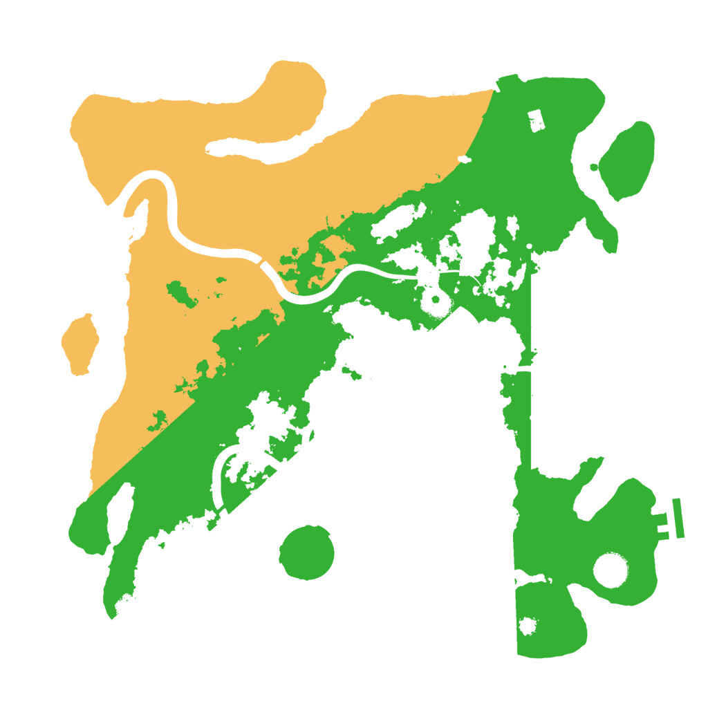 Biome Rust Map: Procedural Map, Size: 3600, Seed: 368