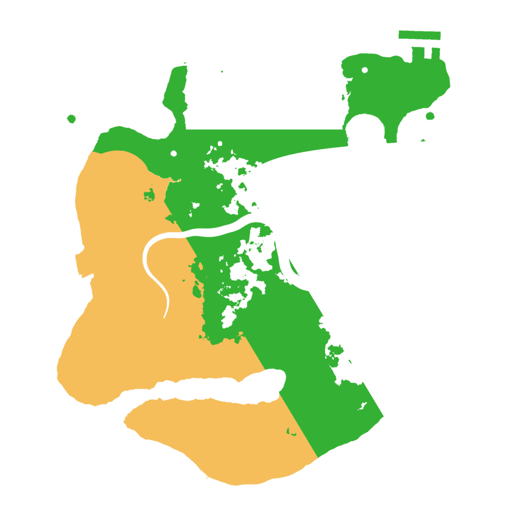 Biome Rust Map: Procedural Map, Size: 2500, Seed: 171425424