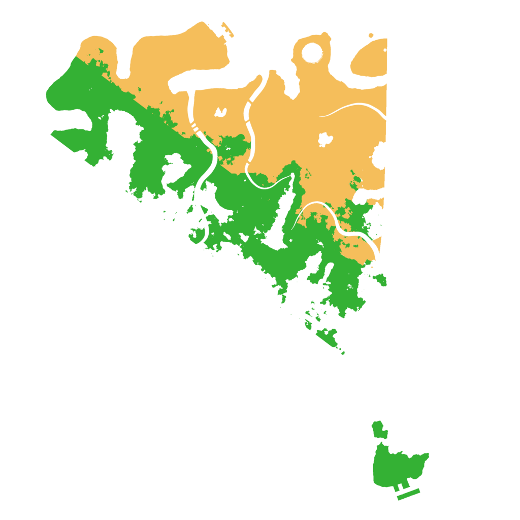 Biome Rust Map: Procedural Map, Size: 4500, Seed: 1572820778