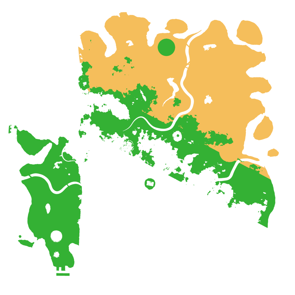Biome Rust Map: Procedural Map, Size: 4500, Seed: 65786888