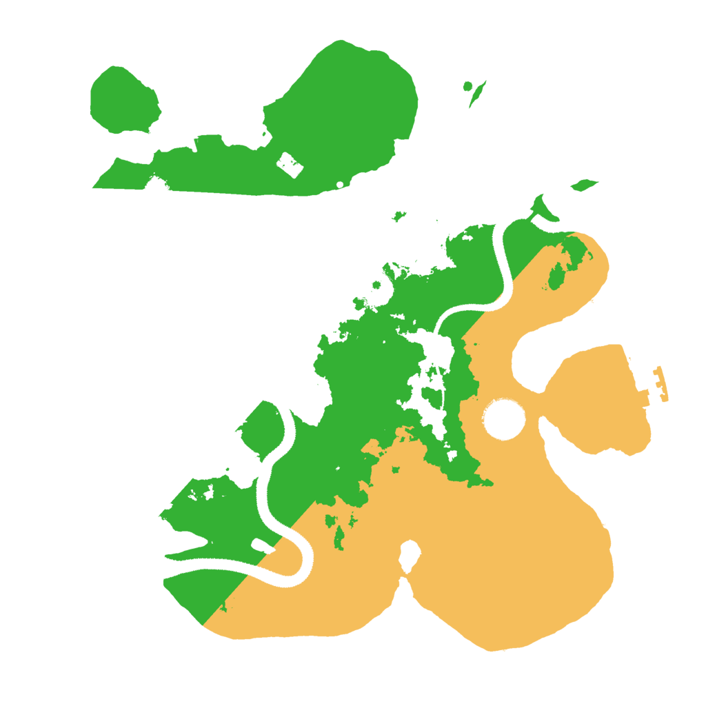 Biome Rust Map: Procedural Map, Size: 3000, Seed: 1075665467