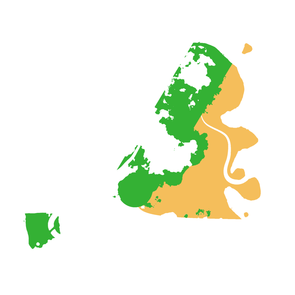 Biome Rust Map: Procedural Map, Size: 2500, Seed: 412894