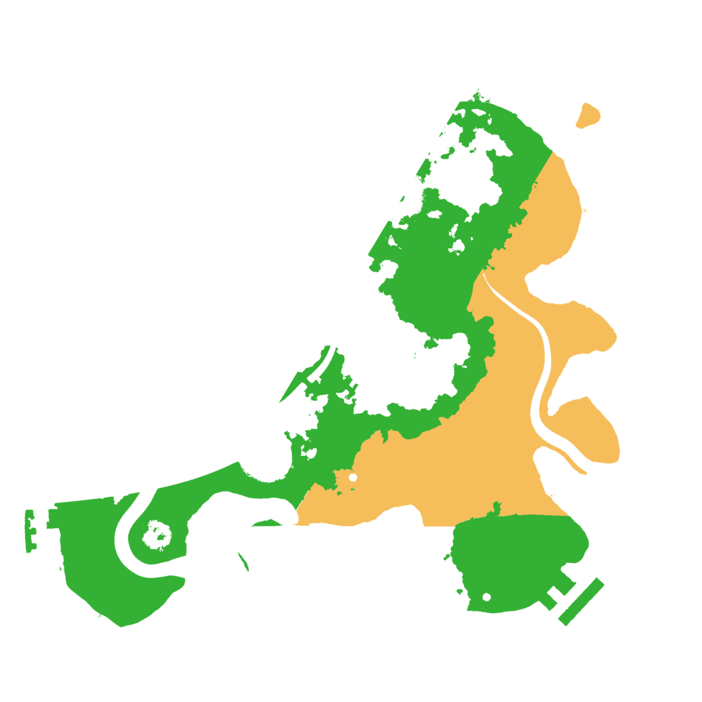 Biome Rust Map: Procedural Map, Size: 2500, Seed: 412894