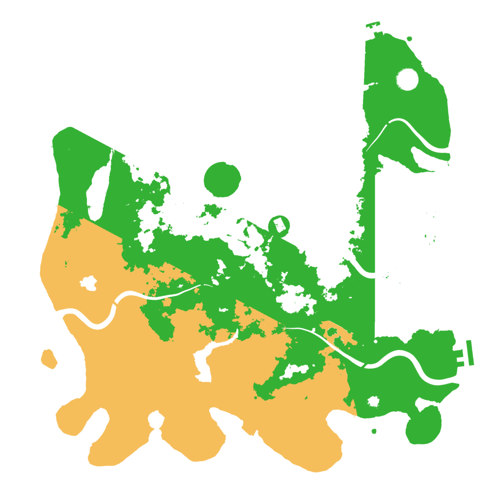 Biome Rust Map: Procedural Map, Size: 4000, Seed: 35749