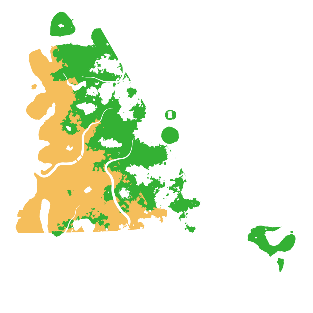Biome Rust Map: Procedural Map, Size: 5000, Seed: 1238186711