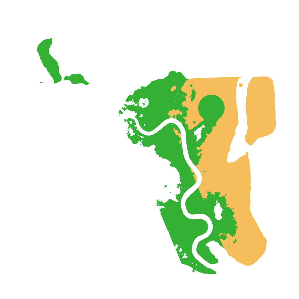 Biome Rust Map: Procedural Map, Size: 3000, Seed: 19355