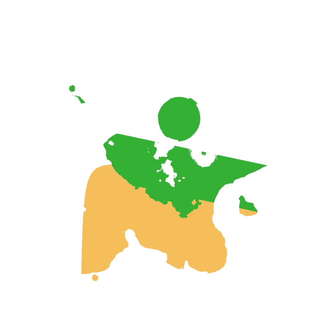 Biome Rust Map: Procedural Map, Size: 2000, Seed: 267436922