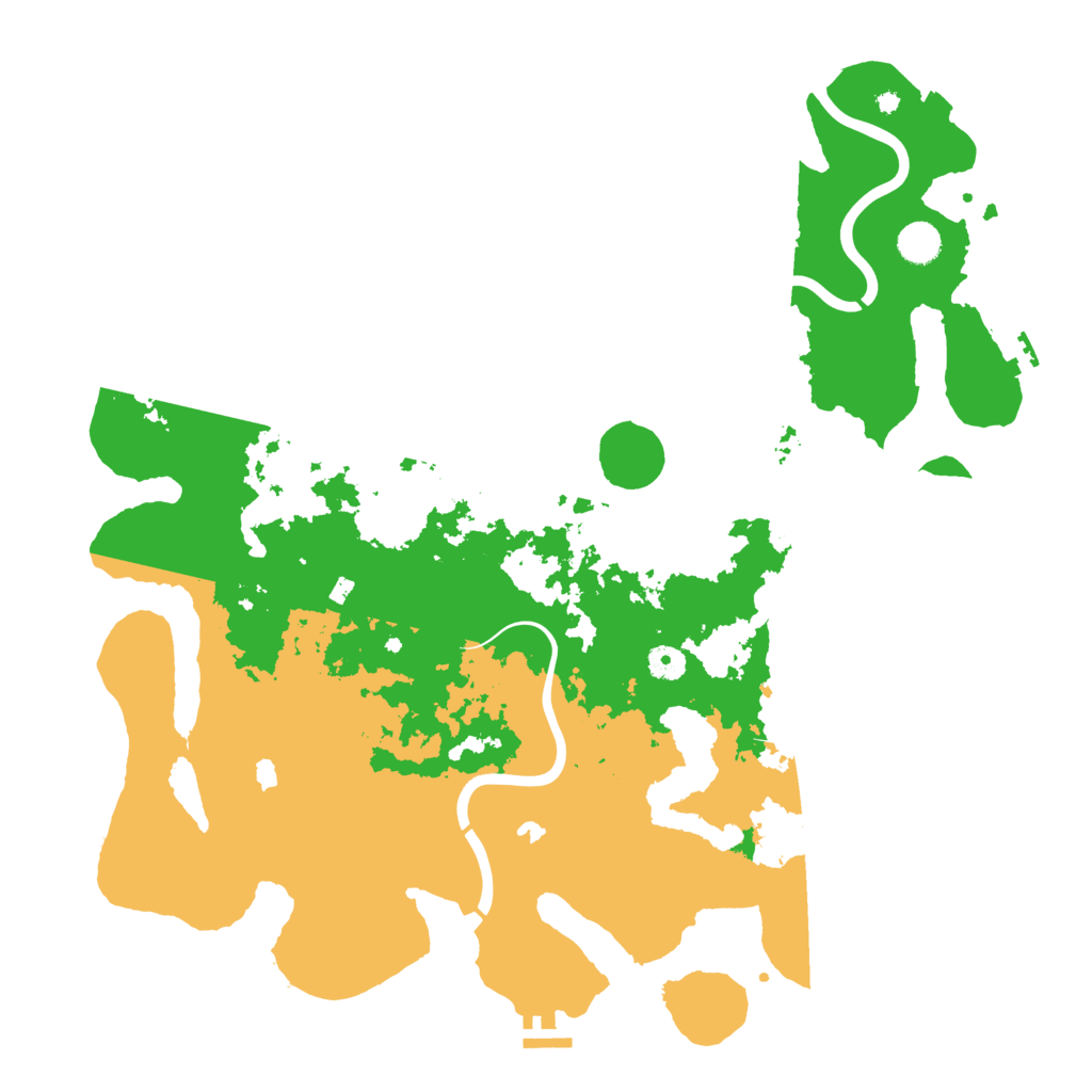 Biome Rust Map: Procedural Map, Size: 4500, Seed: 23826