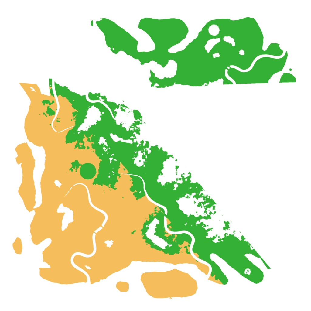 Biome Rust Map: Procedural Map, Size: 5000, Seed: 1098