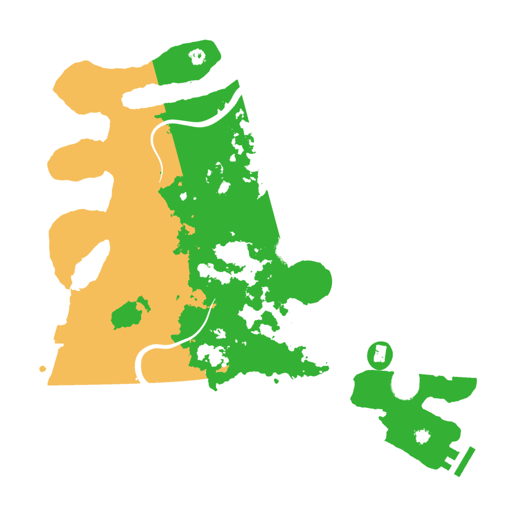 Biome Rust Map: Procedural Map, Size: 3250, Seed: 23307382
