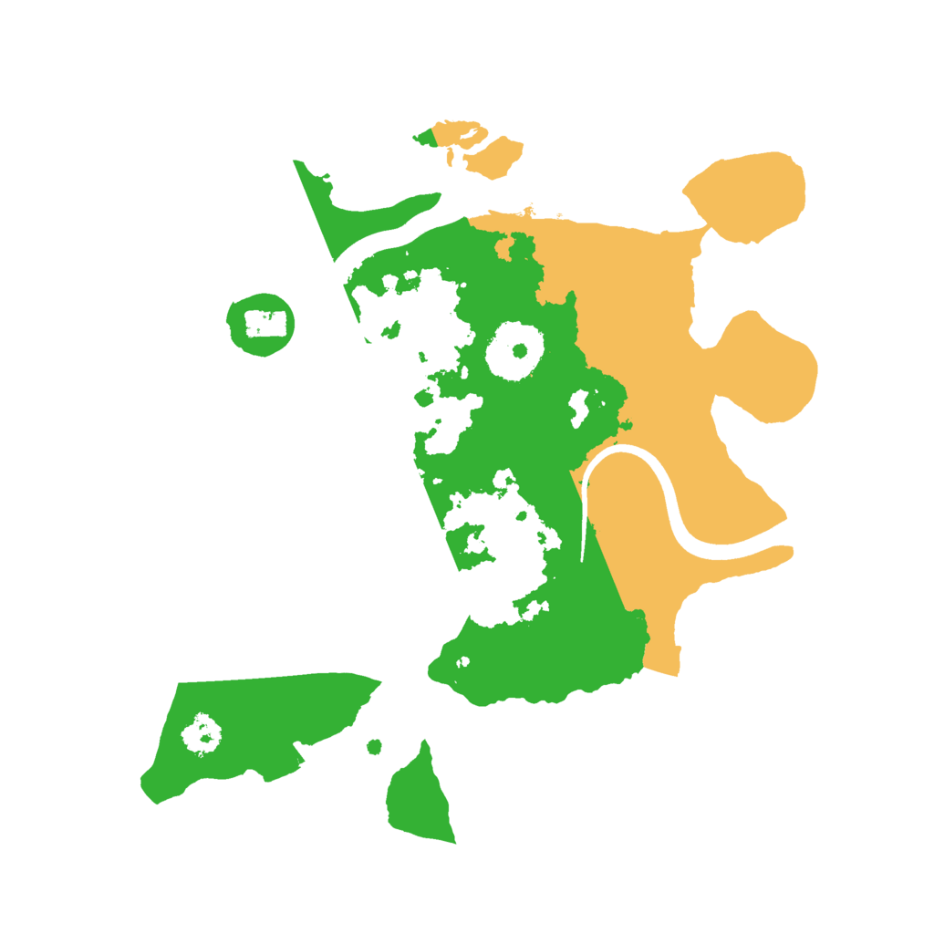 Biome Rust Map: Procedural Map, Size: 2450, Seed: 668702895