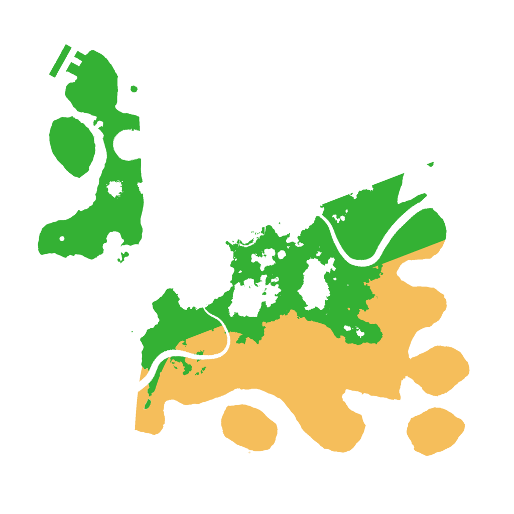 Biome Rust Map: Procedural Map, Size: 3000, Seed: 414436356