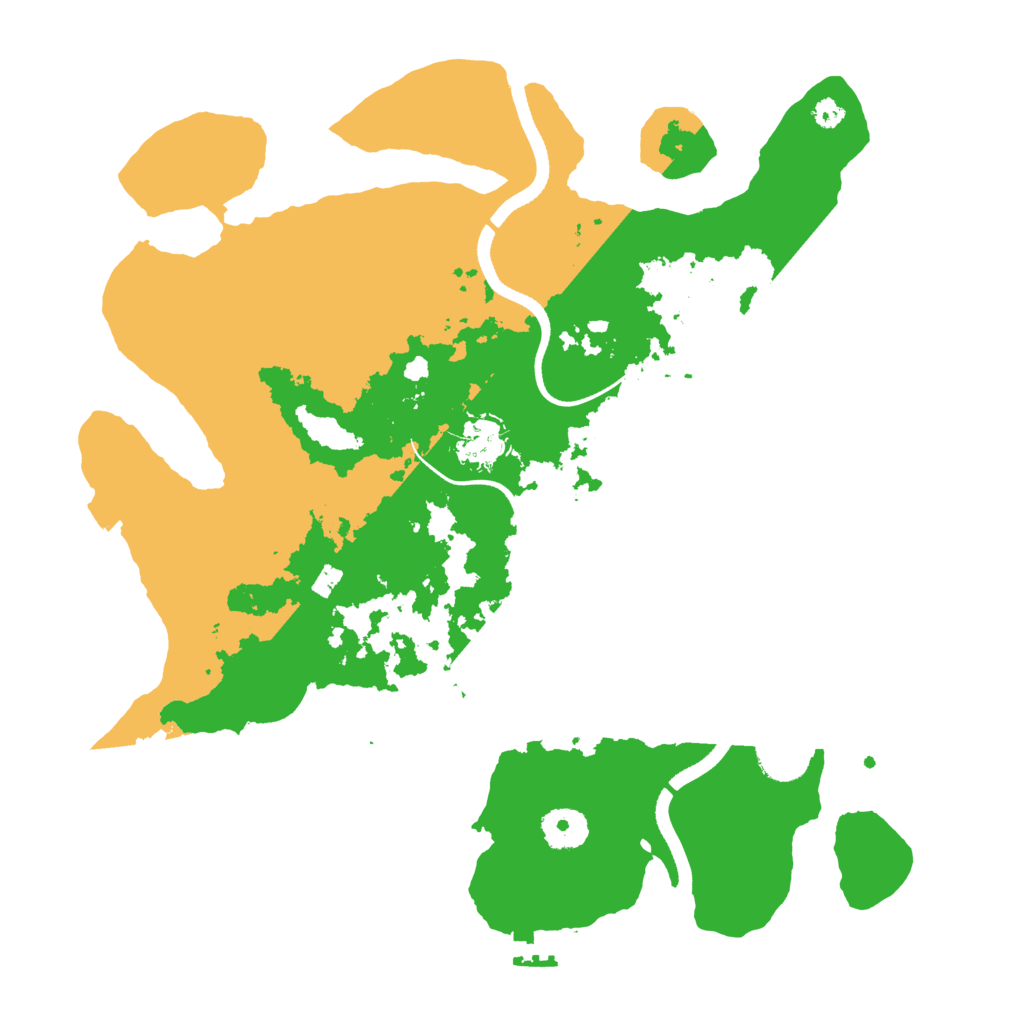 Biome Rust Map: Procedural Map, Size: 3500, Seed: 336642807