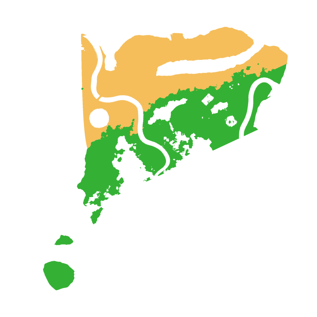 Biome Rust Map: Procedural Map, Size: 3000, Seed: 344060425