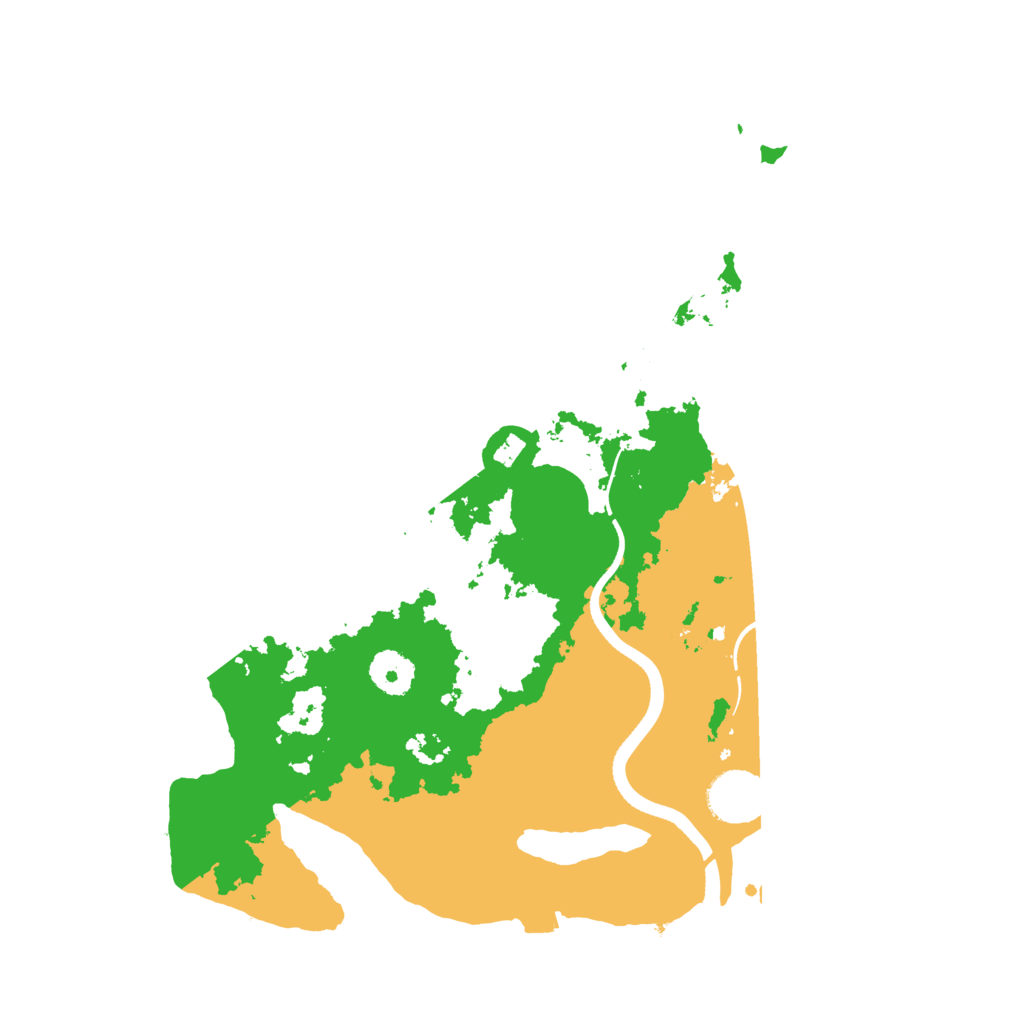 Biome Rust Map: Procedural Map, Size: 3500, Seed: 183502275