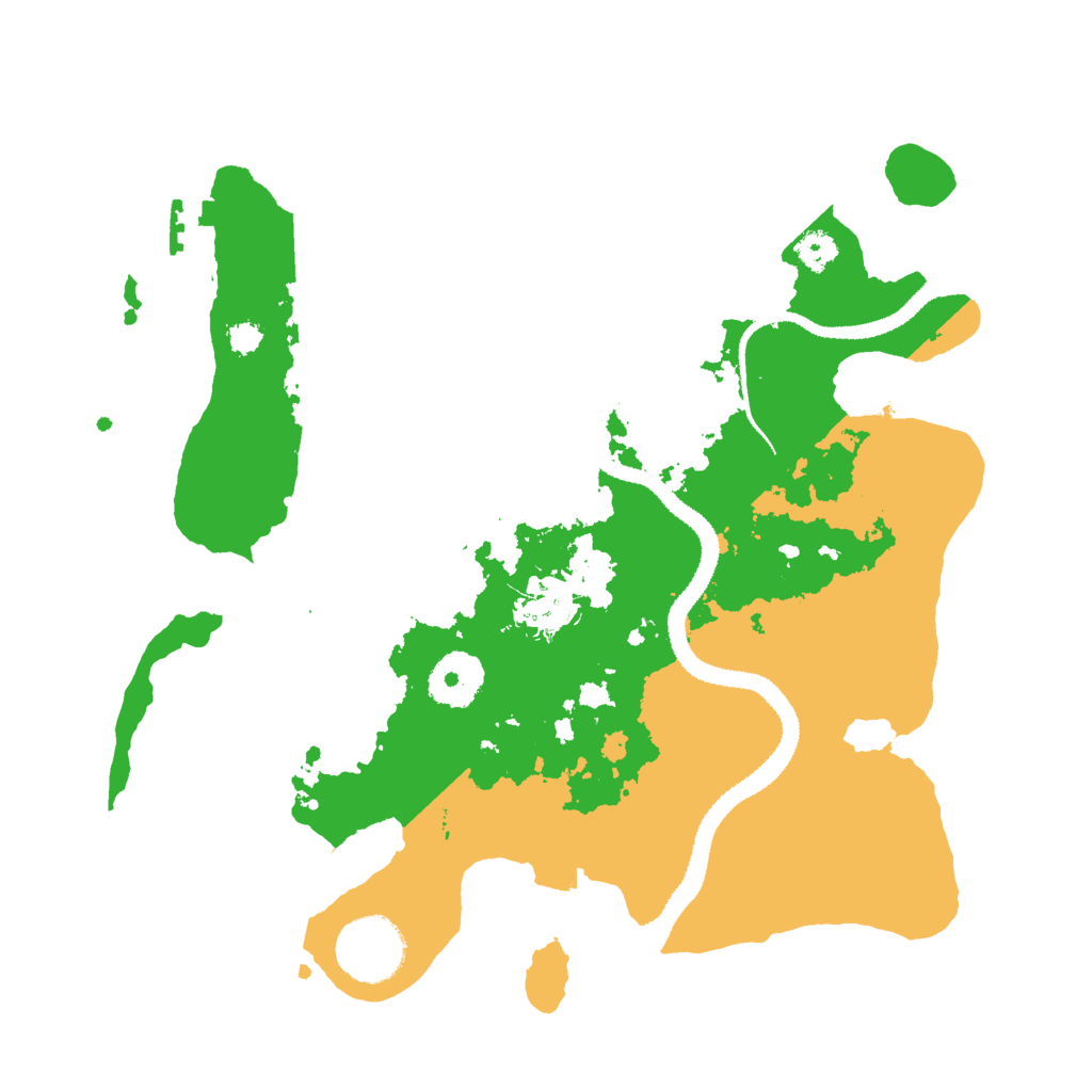 Biome Rust Map: Procedural Map, Size: 3000, Seed: 85648