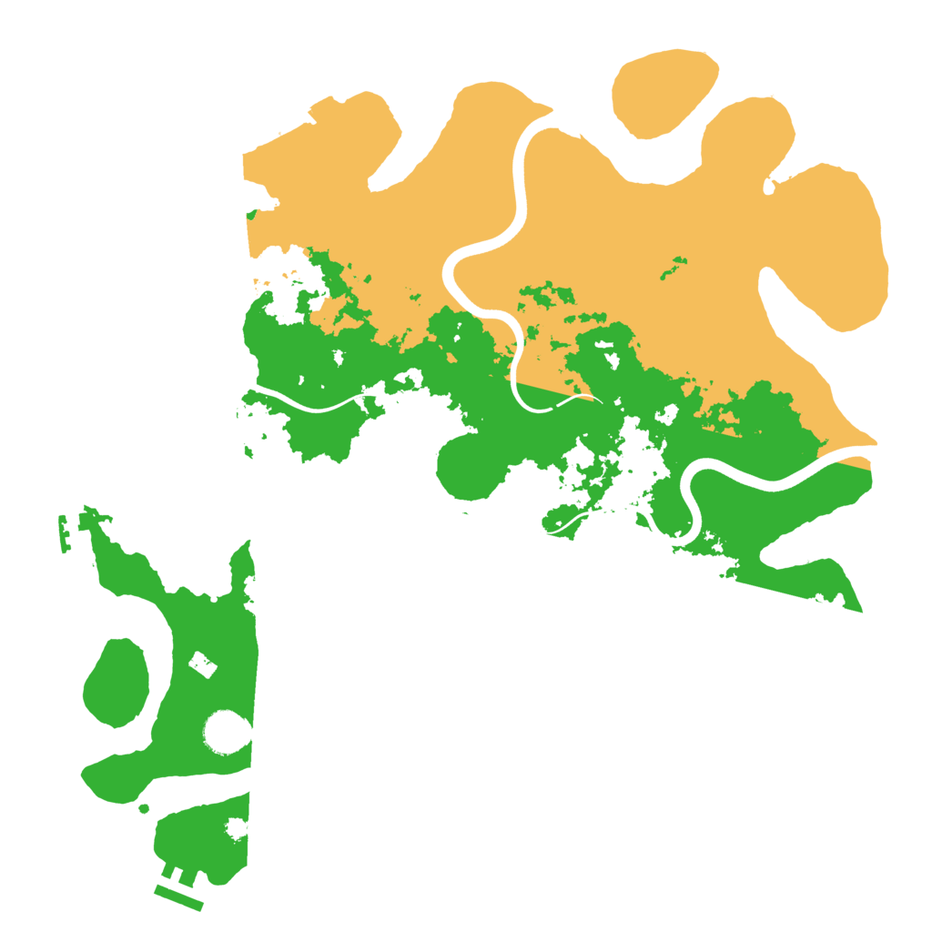 Biome Rust Map: Procedural Map, Size: 3750, Seed: 565416588