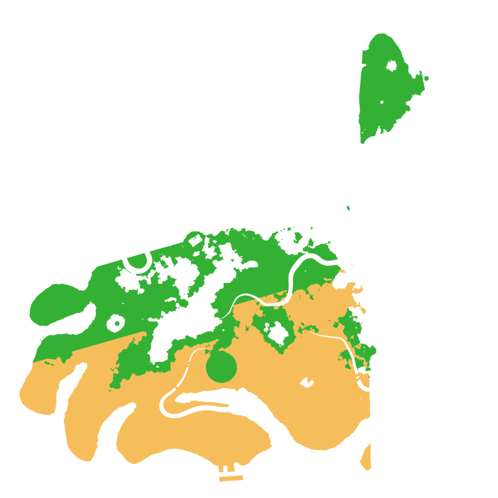 Biome Rust Map: Procedural Map, Size: 4250, Seed: 65236554