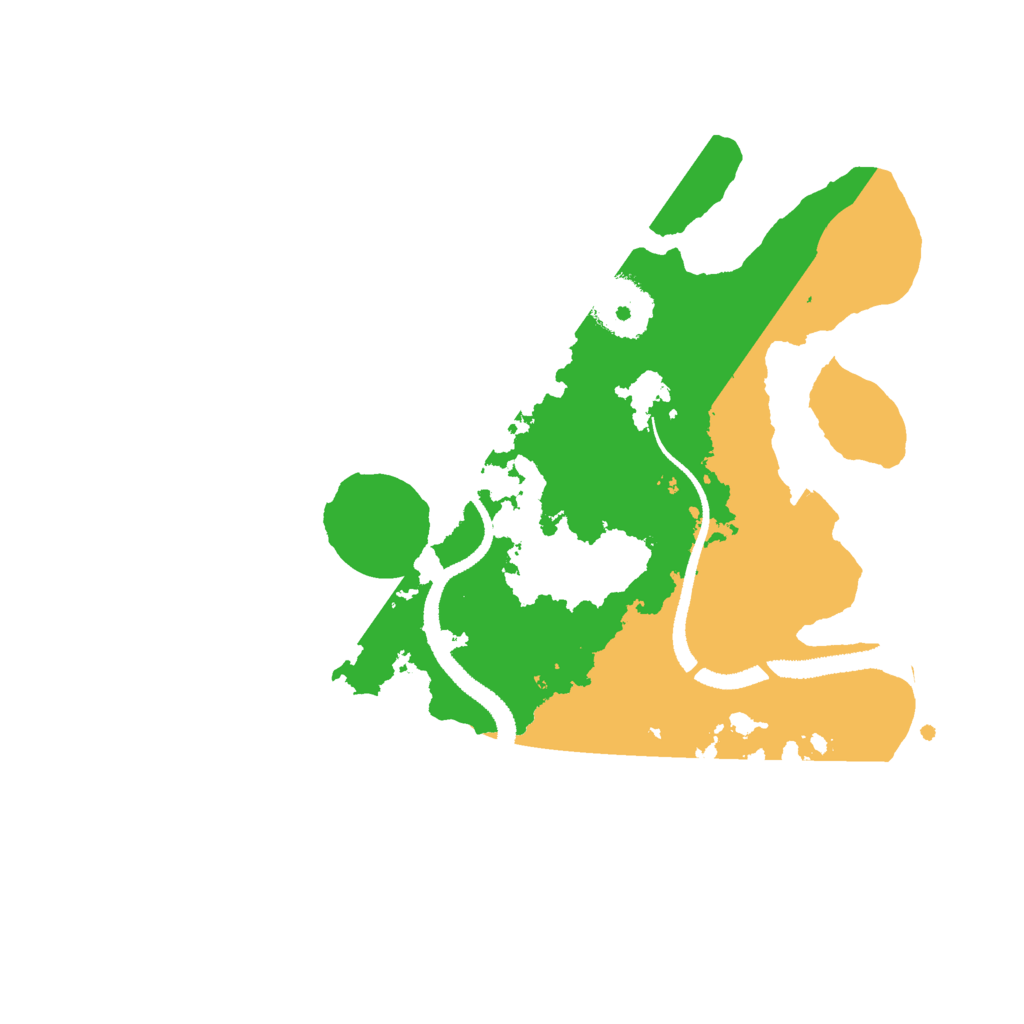 Biome Rust Map: Procedural Map, Size: 2700, Seed: 503180639