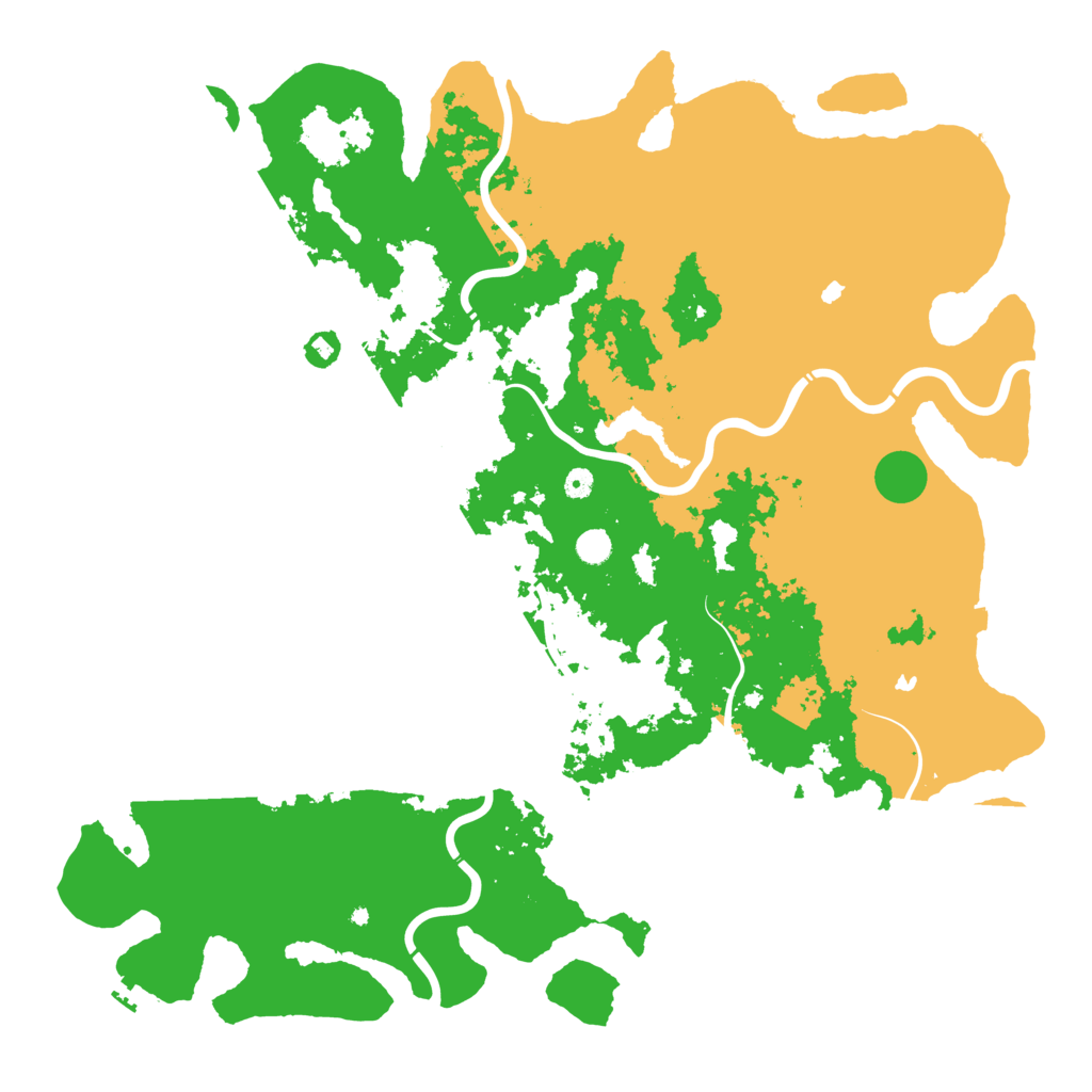 Biome Rust Map: Procedural Map, Size: 5500, Seed: 1859687185