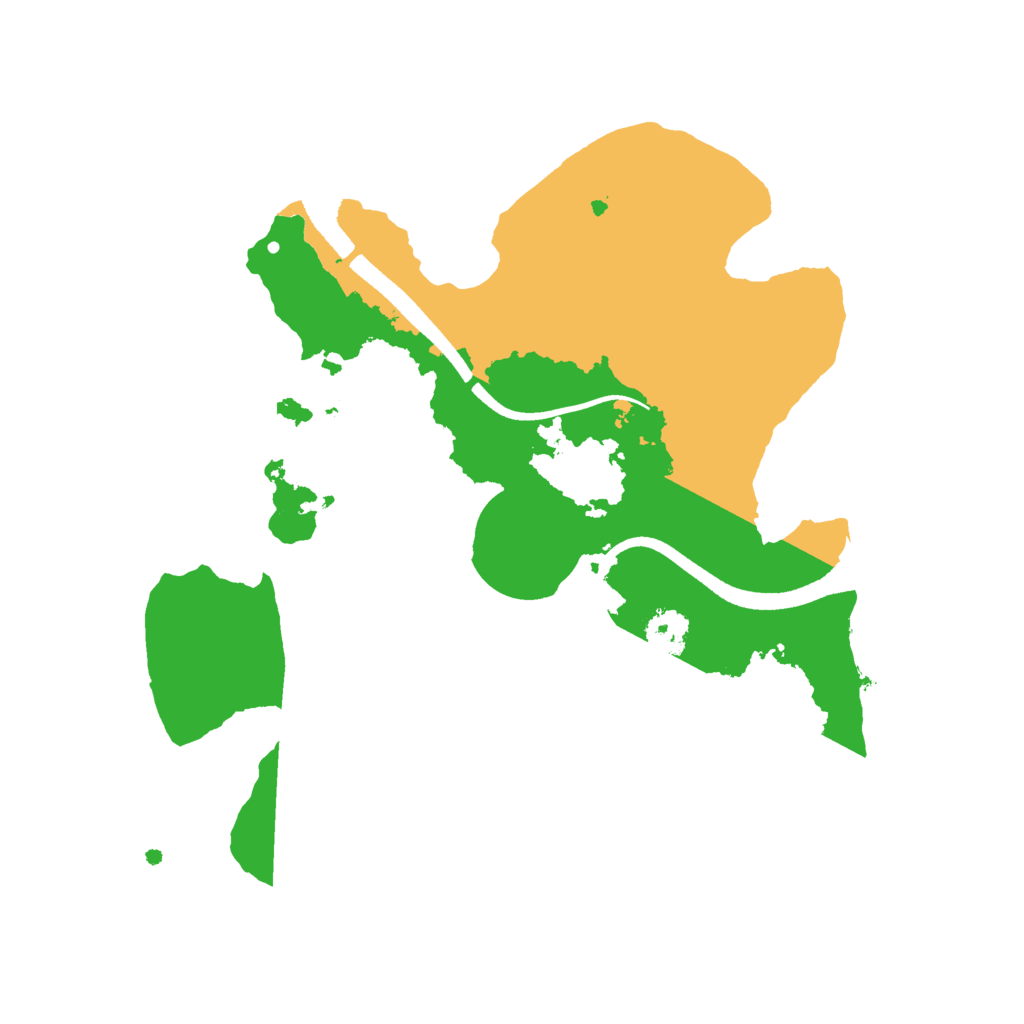 Biome Rust Map: Procedural Map, Size: 2500, Seed: 1536946794
