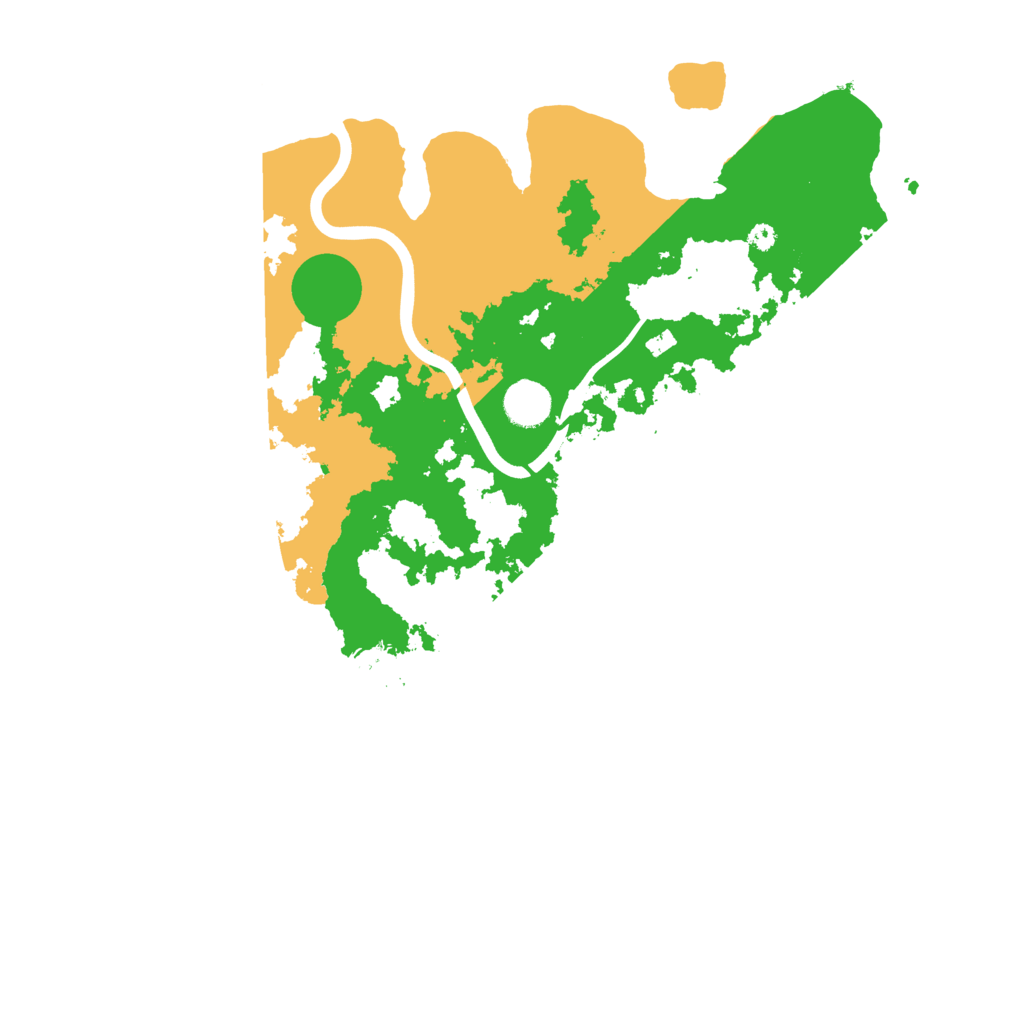 Biome Rust Map: Procedural Map, Size: 3900, Seed: 6300