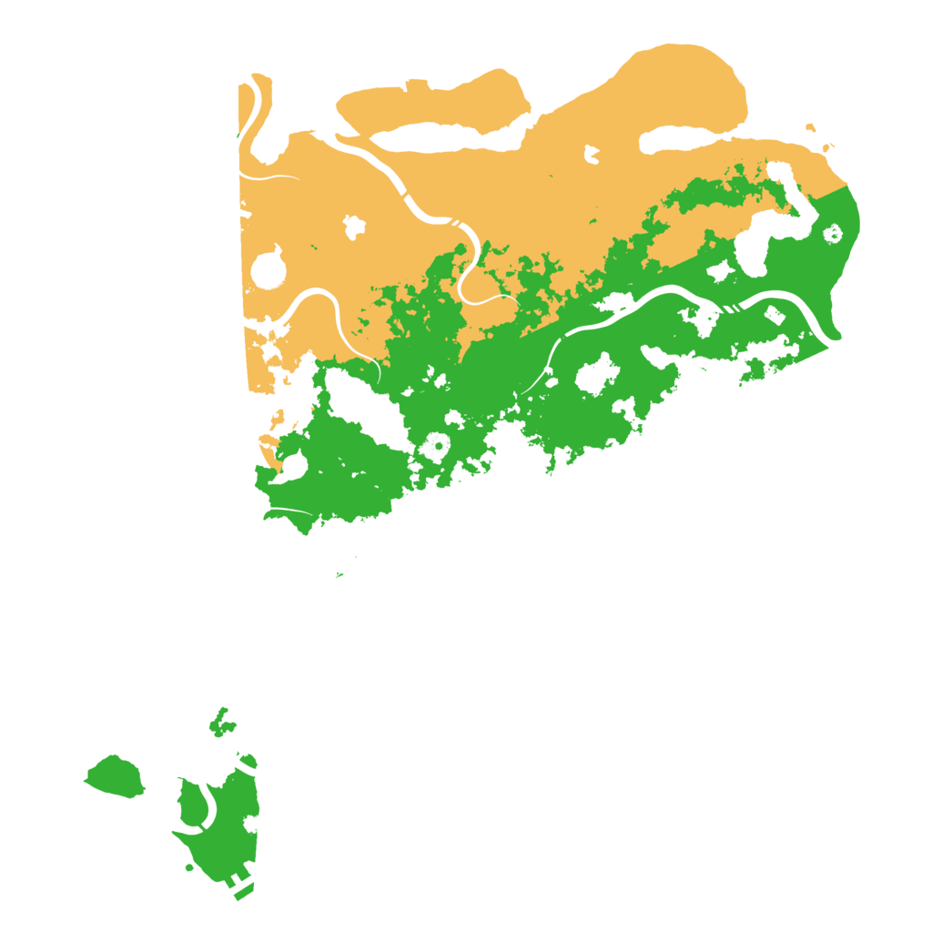 Biome Rust Map: Procedural Map, Size: 5000, Seed: 344060425