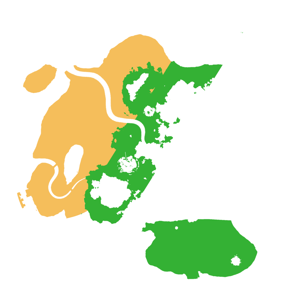 Biome Rust Map: Procedural Map, Size: 2850, Seed: 1298006057