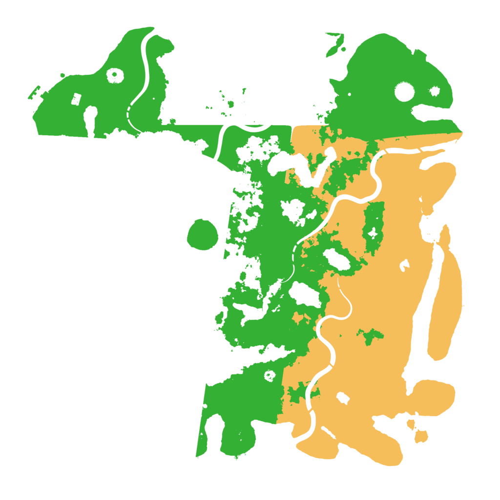 Biome Rust Map: Procedural Map, Size: 4500, Seed: 133187573