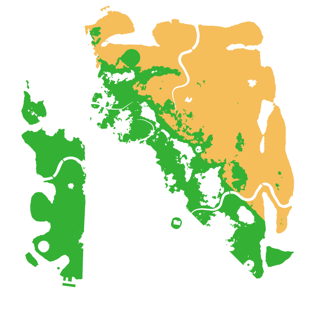 Biome Rust Map: Procedural Map, Size: 4800, Seed: 1319416248