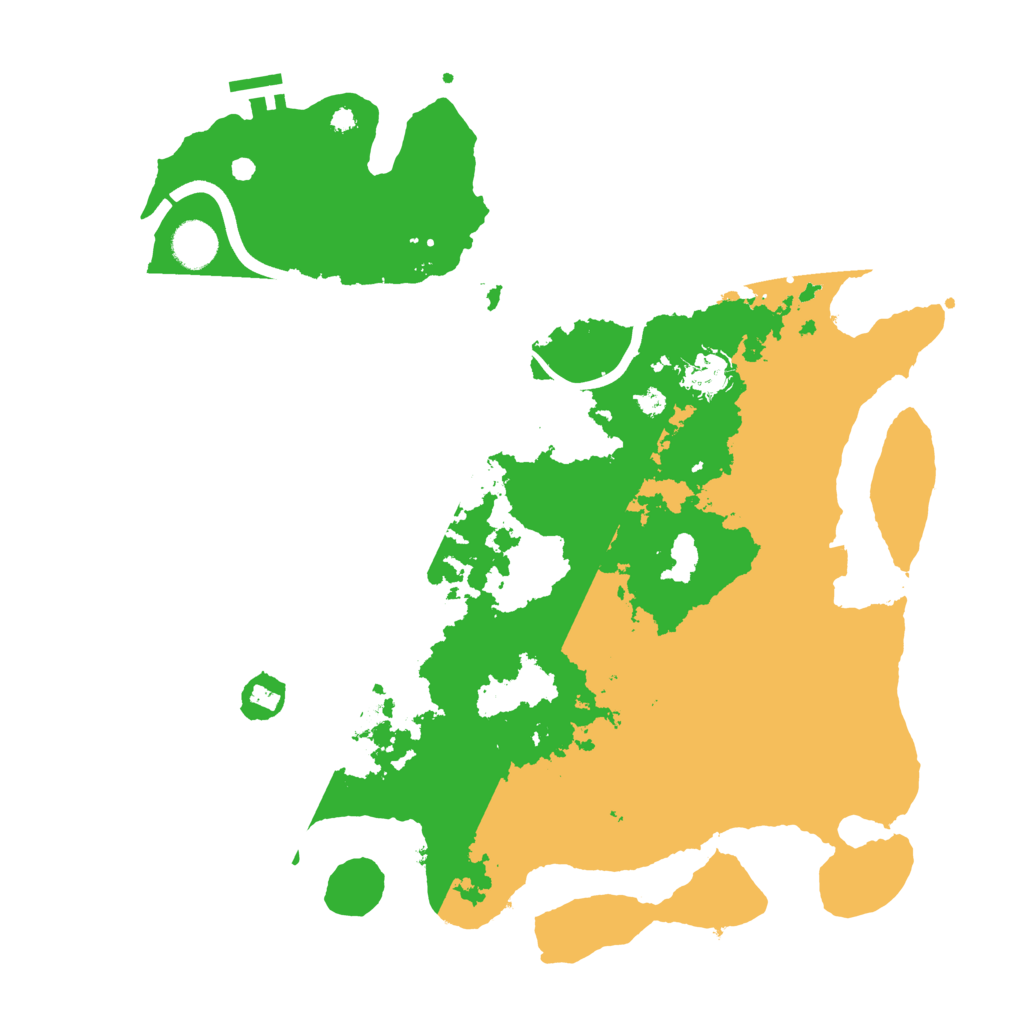 Biome Rust Map: Procedural Map, Size: 3905, Seed: 957338200