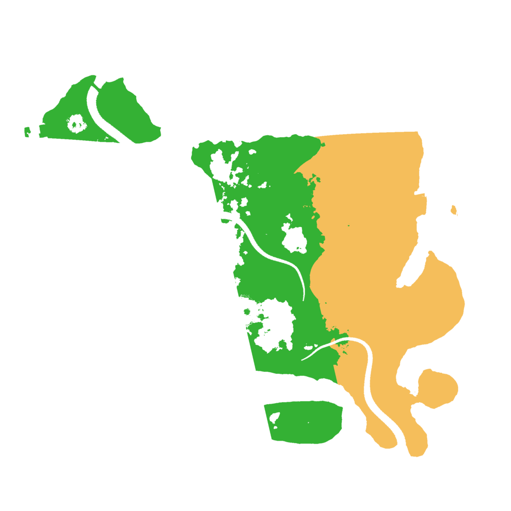 Biome Rust Map: Procedural Map, Size: 2800, Seed: 37559948
