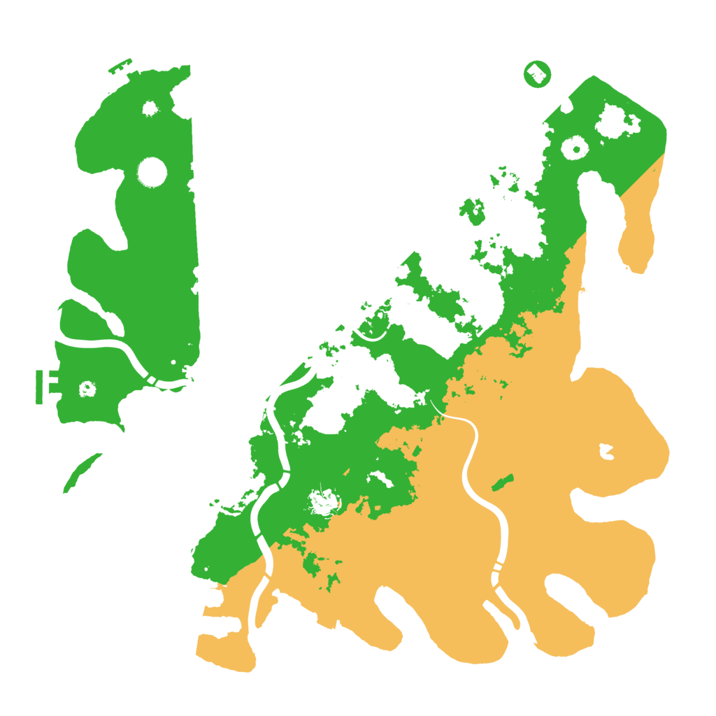 Biome Rust Map: Procedural Map, Size: 4250, Seed: 1904694598