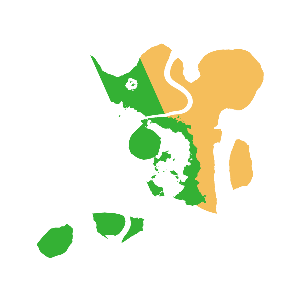 Biome Rust Map: Procedural Map, Size: 2500, Seed: 1804839538