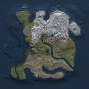 Thumbnail Rust Map: Procedural Map, Size: 2700, Seed: 69, 9 Monuments