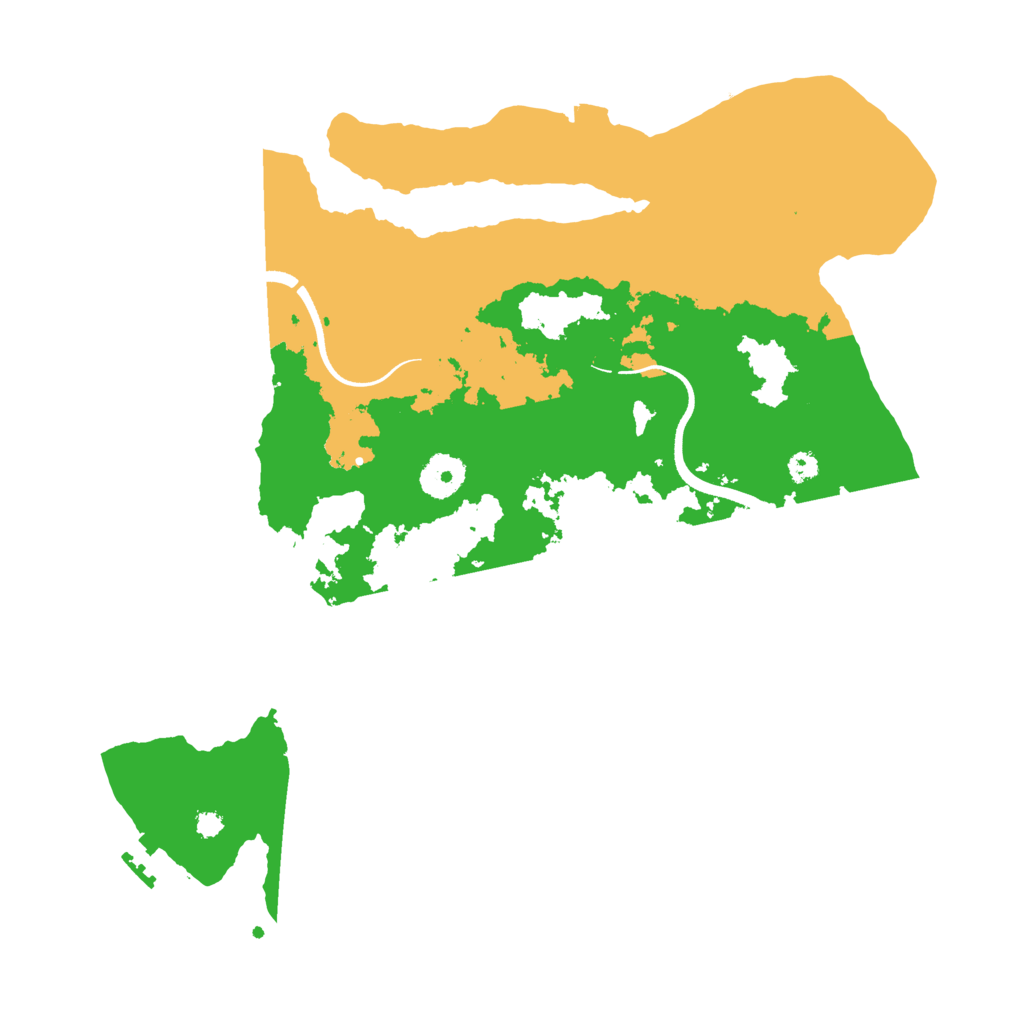 Biome Rust Map: Procedural Map, Size: 3500, Seed: 1990645194