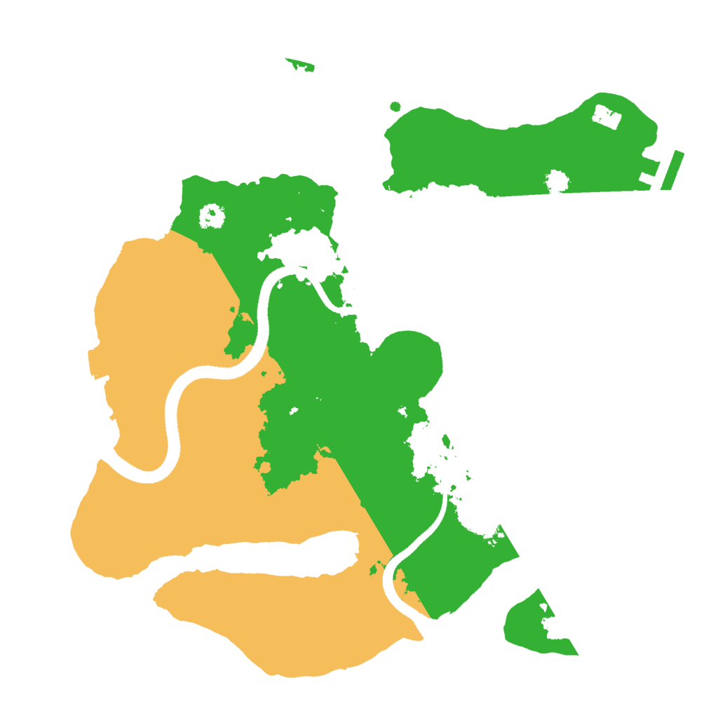 Biome Rust Map: Procedural Map, Size: 2800, Seed: 171425424