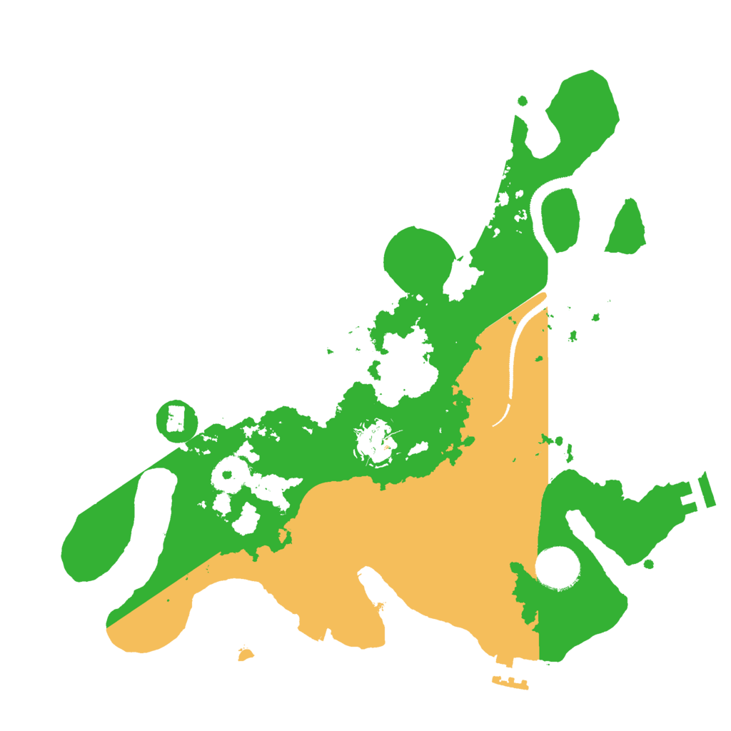Biome Rust Map: Procedural Map, Size: 3000, Seed: 16624