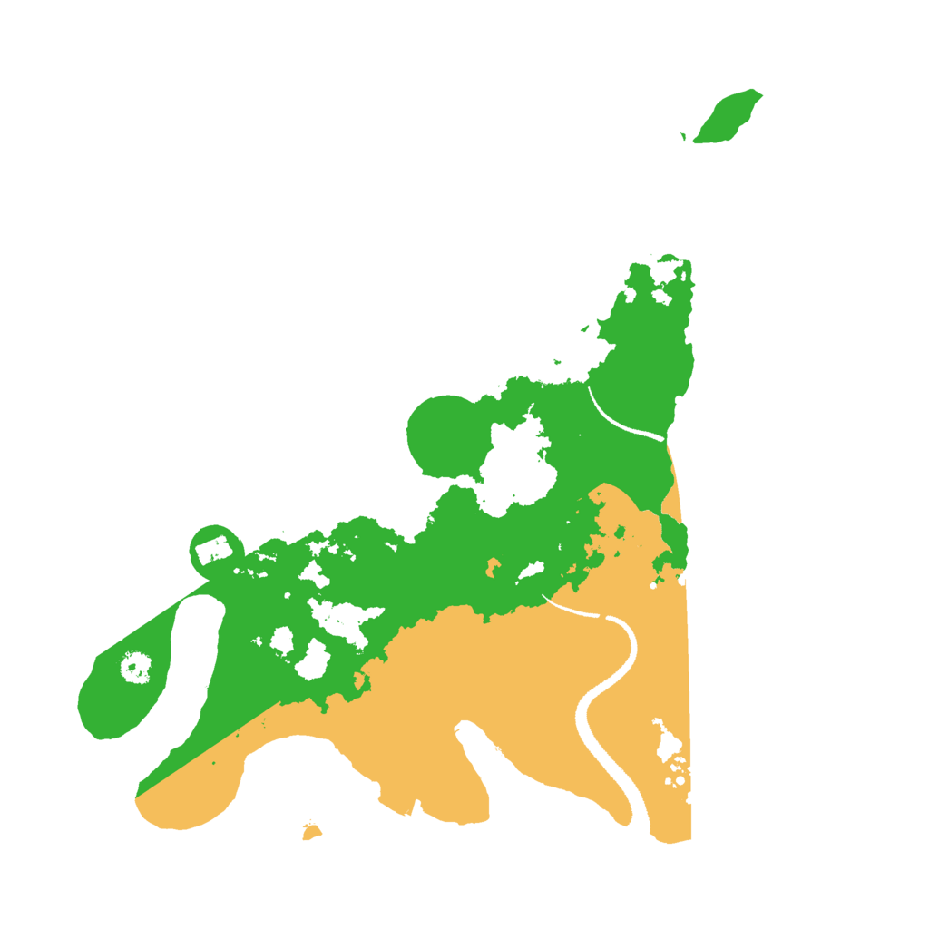 Biome Rust Map: Procedural Map, Size: 3000, Seed: 16624