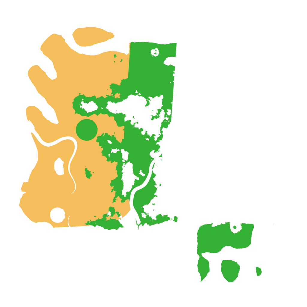 Biome Rust Map: Procedural Map, Size: 3750, Seed: 799243420