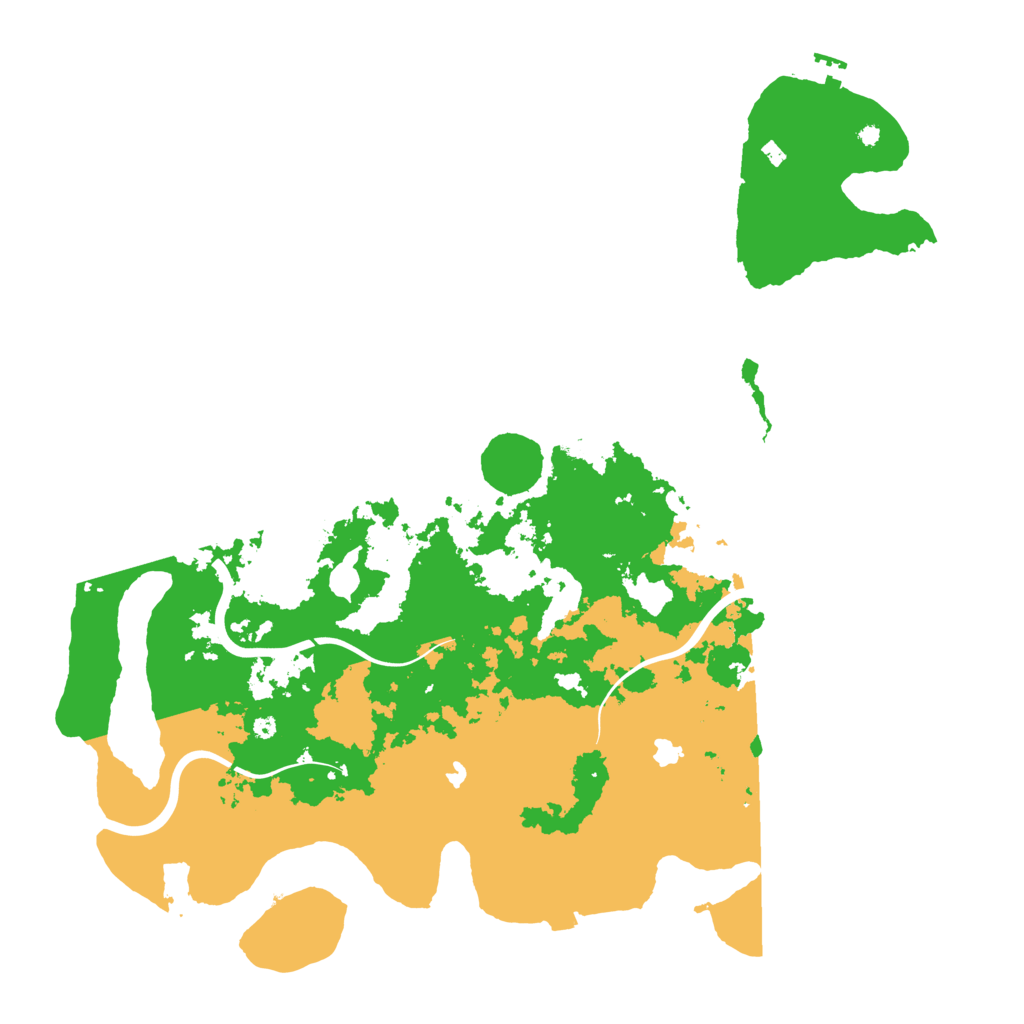 Biome Rust Map: Procedural Map, Size: 4500, Seed: 1450082606