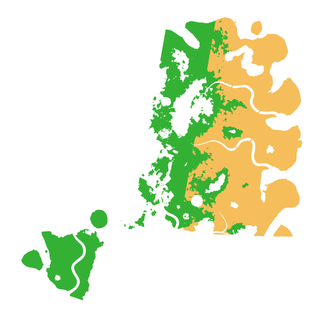 Biome Rust Map: Procedural Map, Size: 5000, Seed: 173114
